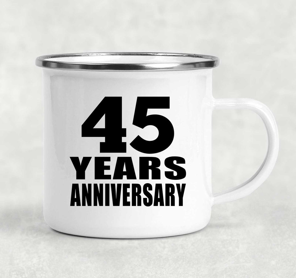 45th Anniversary 45 Years - 12oz Camping Mug