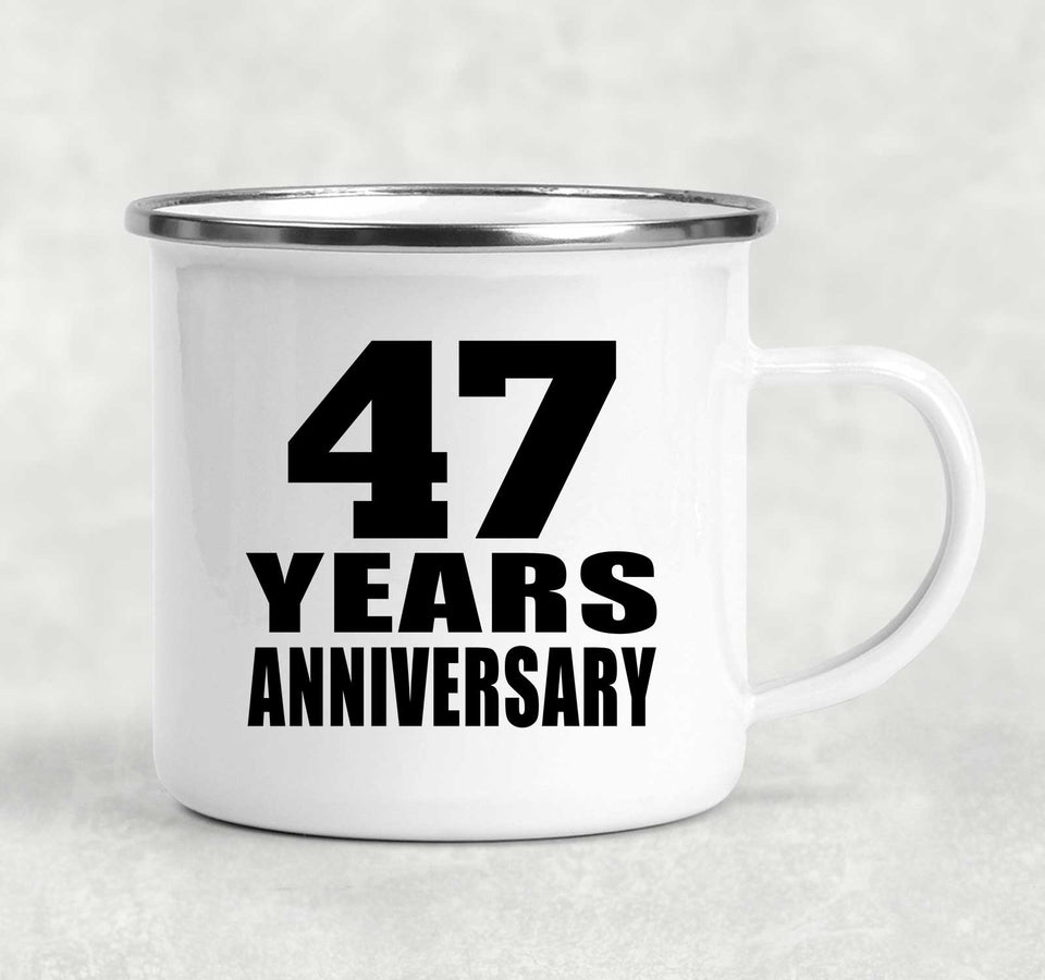 47th Anniversary 47 Years - 12oz Camping Mug