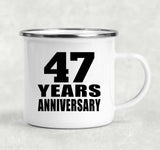 47th Anniversary 47 Years - 12oz Camping Mug