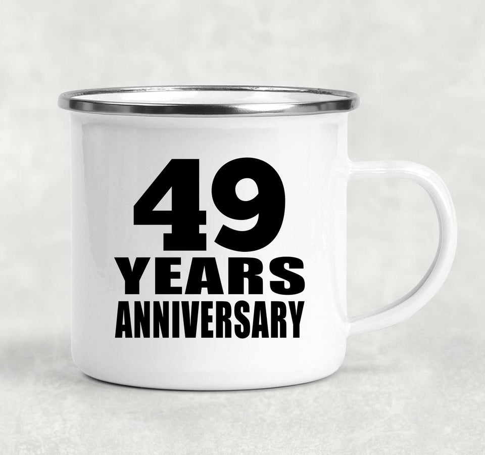 49th Anniversary 49 Years - 12oz Camping Mug