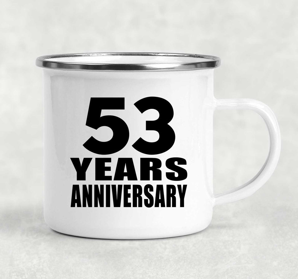 53rd Anniversary 53 Years - 12oz Camping Mug
