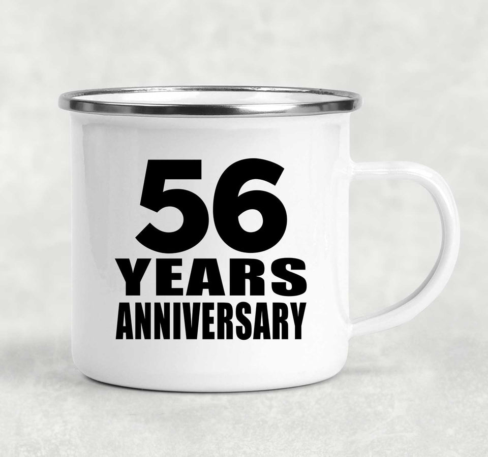 56th Anniversary 56 Years - 12oz Camping Mug