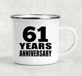 61st Anniversary 61 Years - 12oz Camping Mug