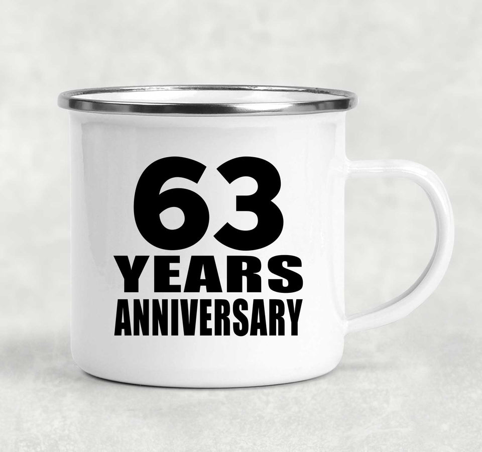 63rd Anniversary 63 Years - 12oz Camping Mug