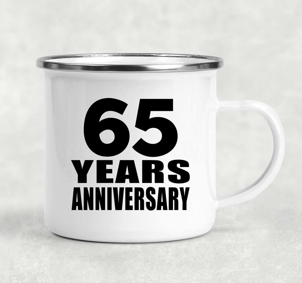 65th Anniversary 65 Years - 12oz Camping Mug
