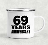 69th Anniversary 69 Years - 12oz Camping Mug
