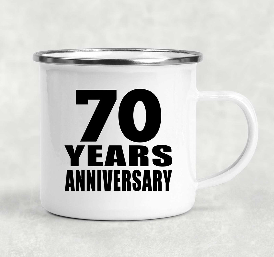 70th Anniversary 70 Years - 12oz Camping Mug