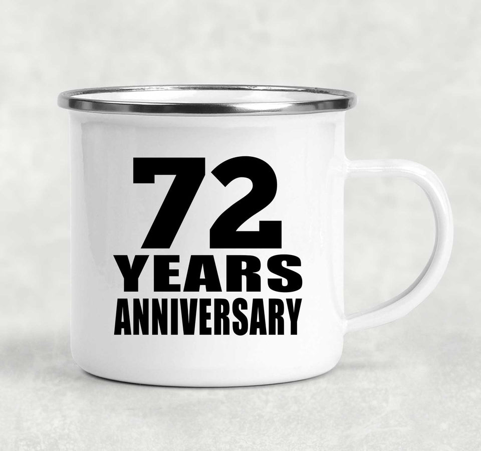 72nd Anniversary 72 Years - 12oz Camping Mug