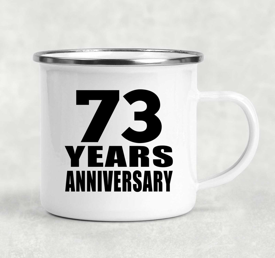 73rd Anniversary 73 Years - 12oz Camping Mug