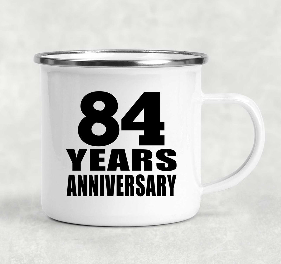 84th Anniversary 84 Years - 12oz Camping Mug