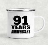 91st Anniversary 91 Years - 12oz Camping Mug