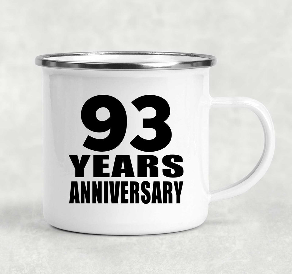 93rd Anniversary 93 Years - 12oz Camping Mug
