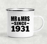 93rd Anniversary Mr & Mrs Since 1931 - 12oz Camping Mug