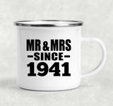 83rd Anniversary Mr & Mrs Since 1941 - 12oz Camping Mug