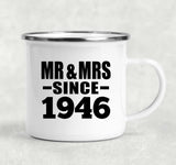 78th Anniversary Mr & Mrs Since 1946 - 12oz Camping Mug