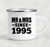 29th Anniversary Mr & Mrs Since 1995 - 12oz Camping Mug
