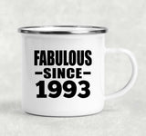 31st Birthday Fabulous Since 1993 - 12oz Camping Mug