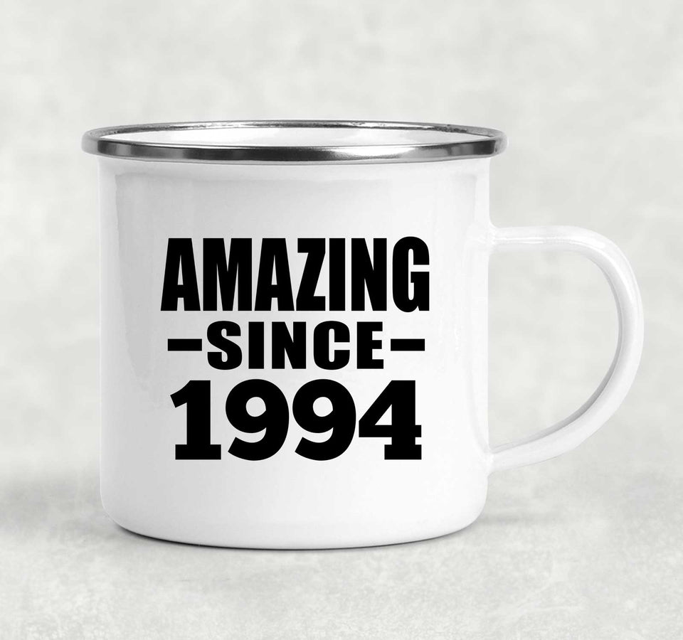 30th Birthday Amazing Since 1994 - 12oz Camping Mug