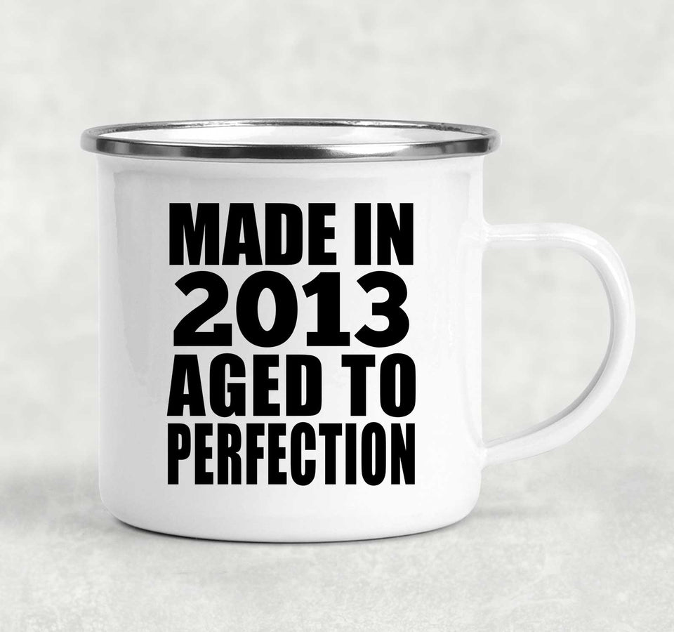 11th Birthday Made In 2013 Aged to Perfection - 12oz Camping Mug
