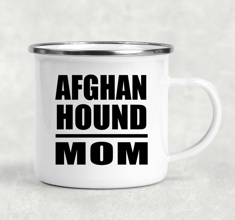 Afghan Hound Mom - 12oz Camping Mug