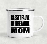 Basset Fauve De Bretagne Mom - 12oz Camping Mug