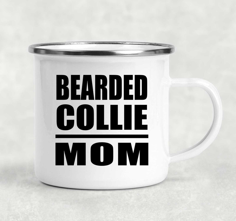 Bearded Collie Mom - 12oz Camping Mug