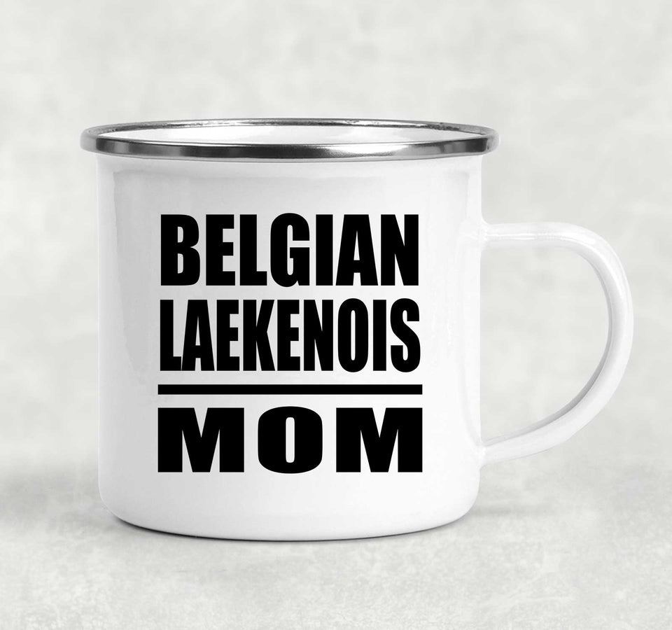 Belgian Laekenois Mom - 12oz Camping Mug