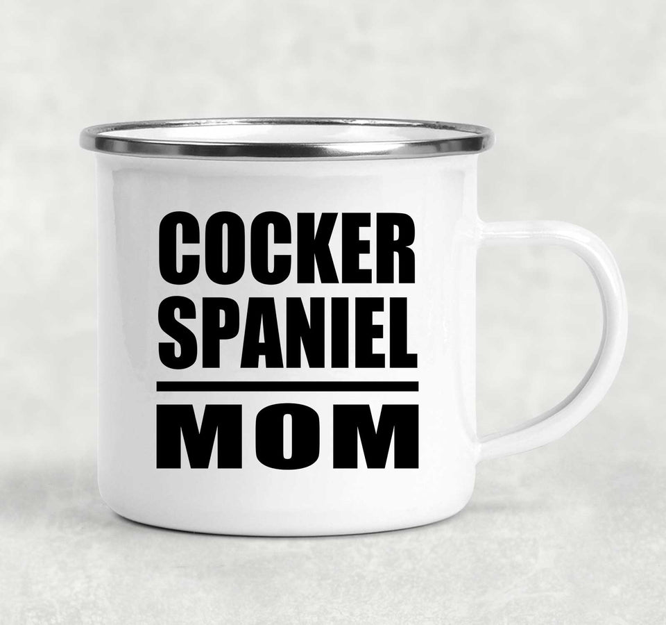 Cocker Spaniel Mom - 12oz Camping Mug