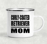 Curly-Coated Retriever Mom - 12oz Camping Mug