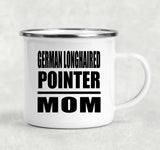 German Longhaired Pointer Mom - 12oz Camping Mug