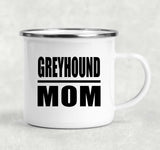 Greyhound Mom - 12oz Camping Mug