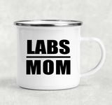 Labs Mom - 12oz Camping Mug