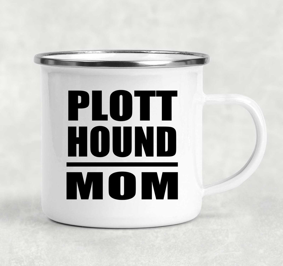 Plott Hound Mom - 12oz Camping Mug