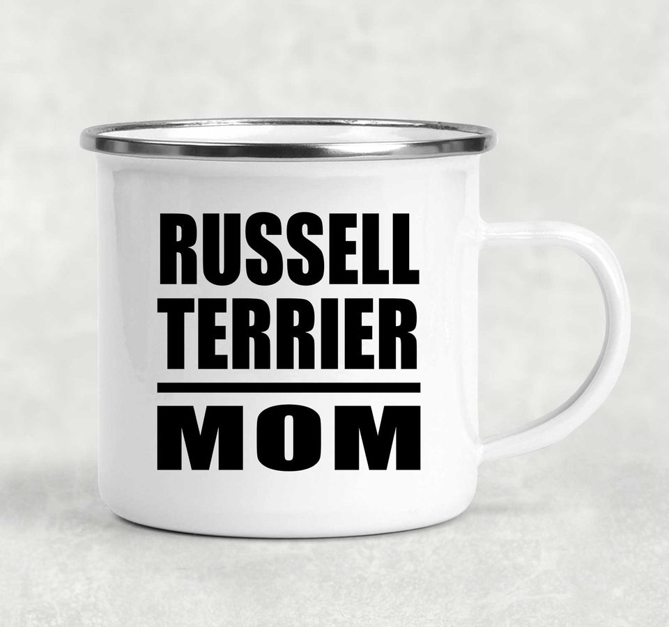 Russell Terrier Mom - 12oz Camping Mug