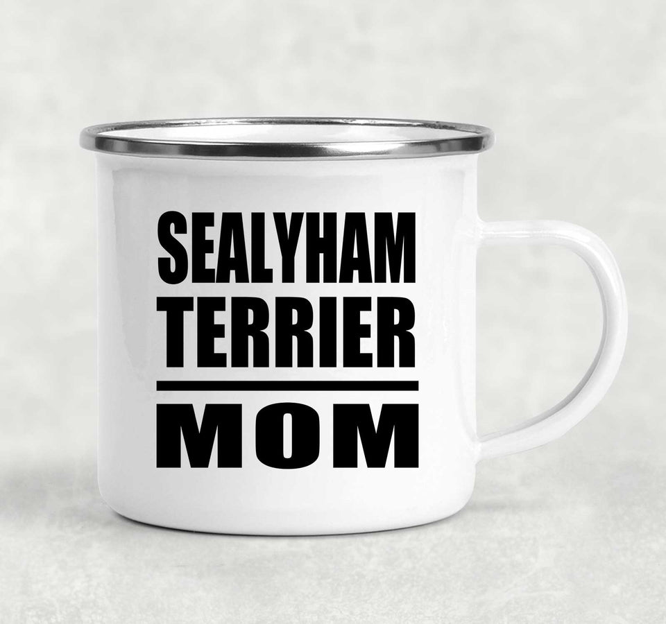 Sealyham Terrier Mom - 12oz Camping Mug