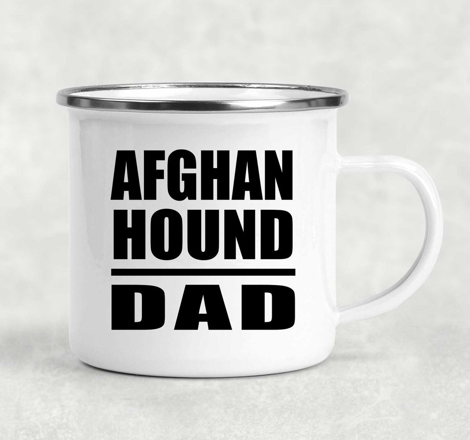 Afghan Hound Dad - 12oz Camping Mug
