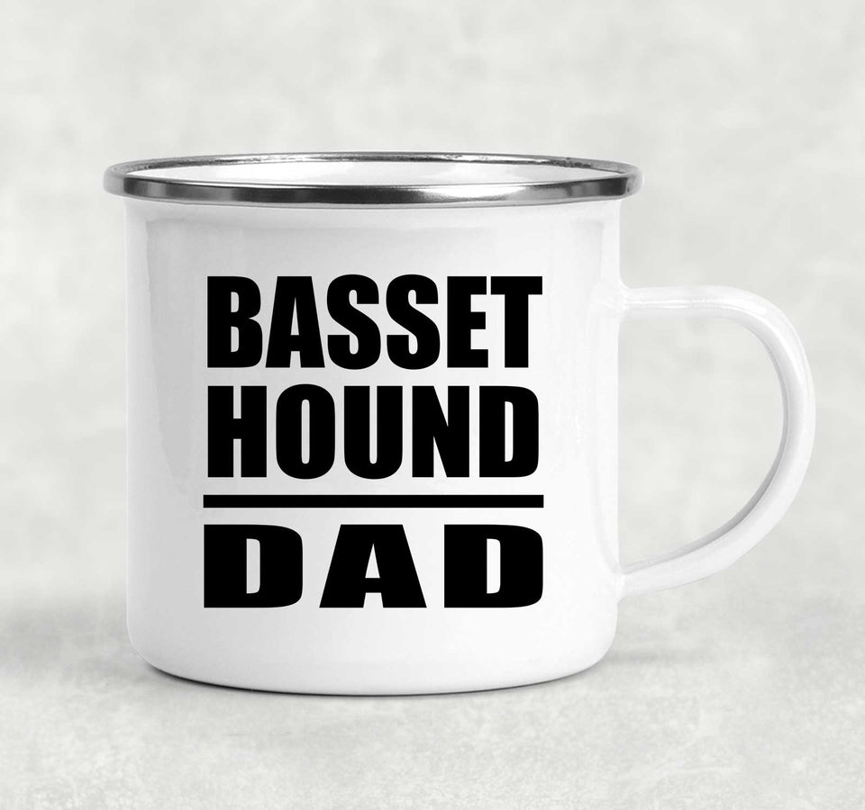 Basset Hound Dad - 12oz Camping Mug