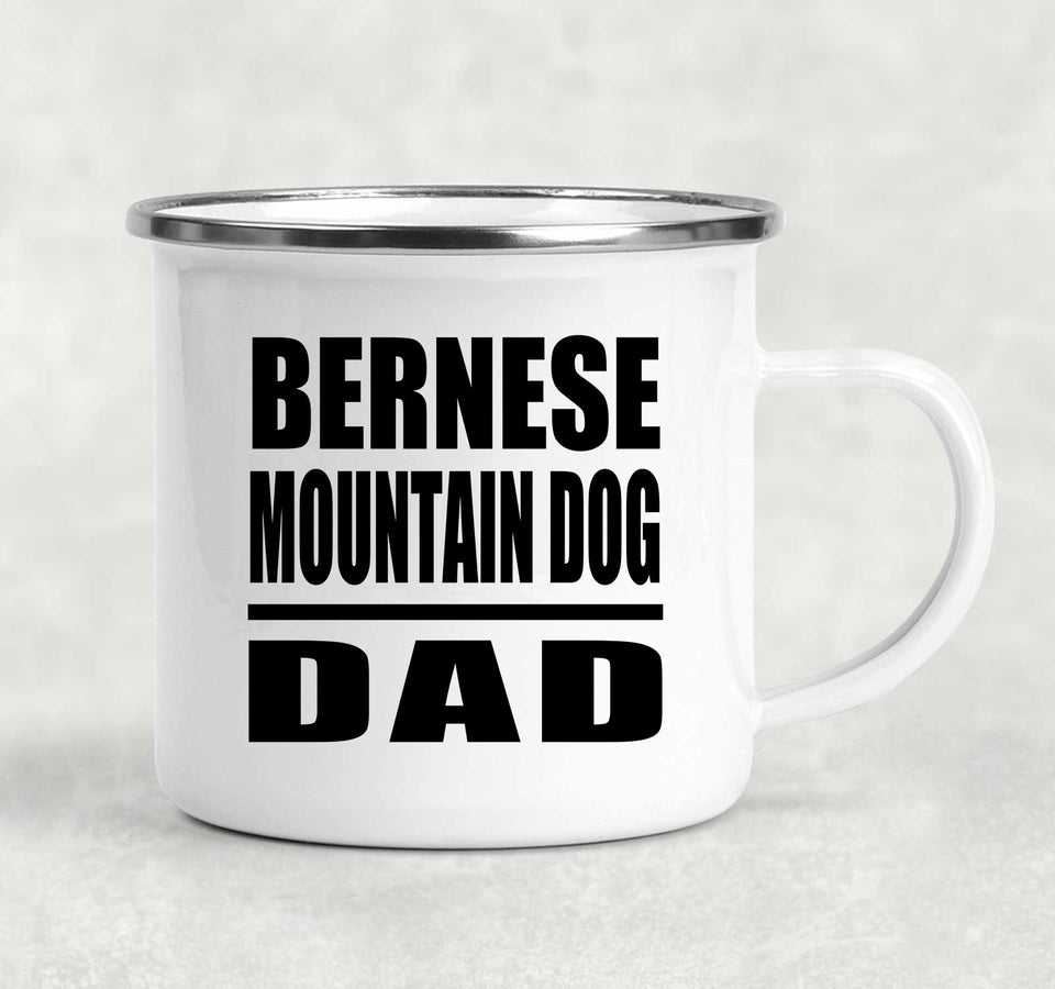 Bernese Mountain Dog Dad - 12oz Camping Mug
