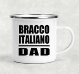 Bracco Italiano Dad - 12oz Camping Mug