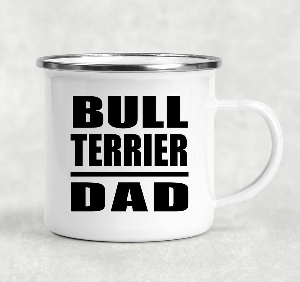 Bull Terrier Dad - 12oz Camping Mug