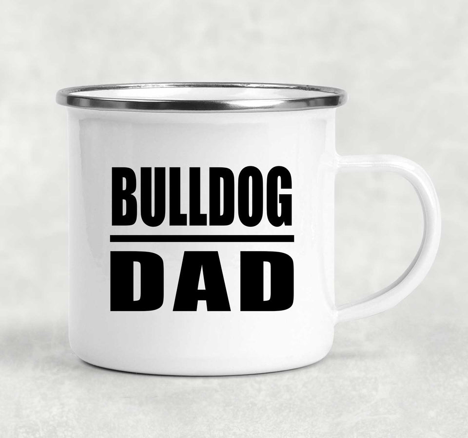 Bulldog Dad - 12oz Camping Mug
