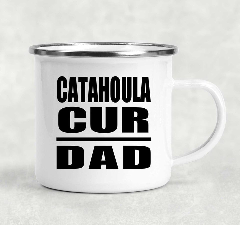 Catahoula Cur Dad - 12oz Camping Mug