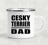 Cesky Terrier Dad - 12oz Camping Mug