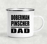 Doberman Pinscher Dad - 12oz Camping Mug