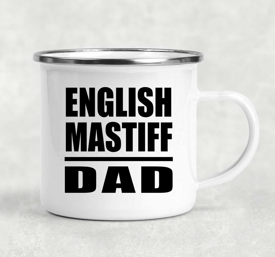 English Mastiff Dad - 12oz Camping Mug