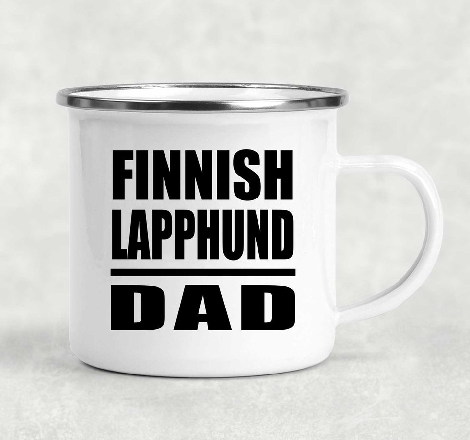 Finnish Lapphund Dad - 12oz Camping Mug