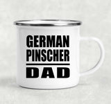 German Pinscher Dad - 12oz Camping Mug