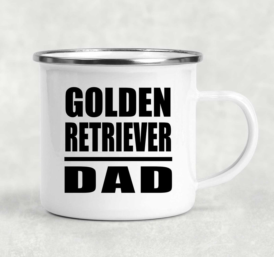 Golden Retriever Dad - 12oz Camping Mug