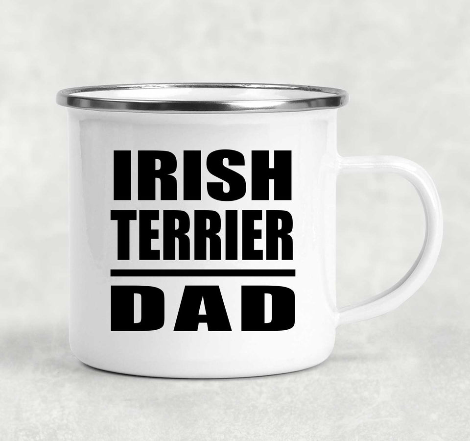 Irish Terrier Dad - 12oz Camping Mug
