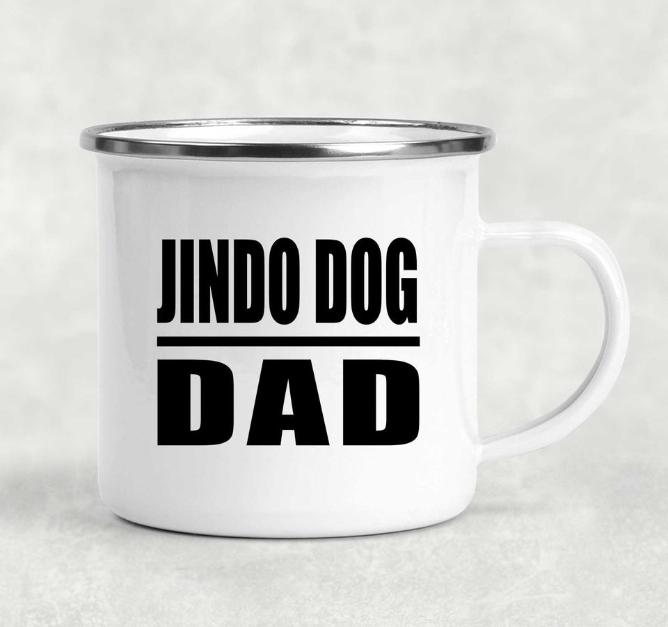 Jindo Dog Dad - 12oz Camping Mug